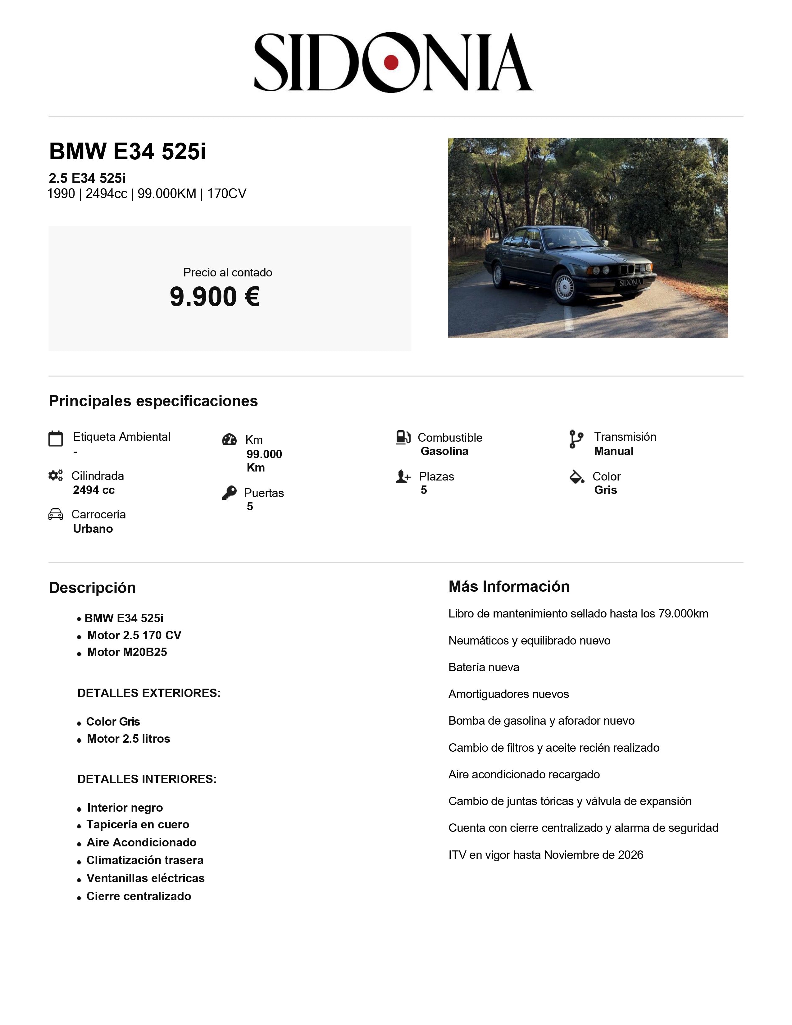 BMW E34 525i 1990